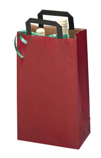 VP Papier-Tragetaschen Topcraft rot 32,0 x 42,0 cm, 50 St.