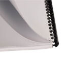 Fellowes Kunststoffbinderücken schwarz für 40 Blatt, 100 St.