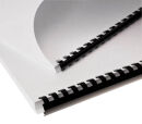 Fellowes Kunststoffbinderücken schwarz für 55 Blatt, 100 St.