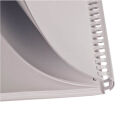 Fellowes Kunststoffbinderücken weiß für 55 Blatt, 100 St.