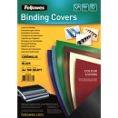 Fellowes Rückwände für Bindemappen Chromolux schwarz/weiß, DIN A4 250 g/qm, 100 St.