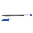 BIC Kugelschreiber Cristal transparent Schreibfarbe blau,...