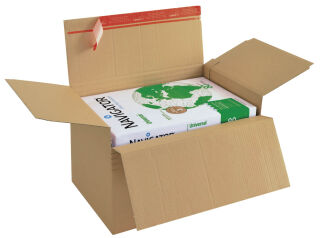 ColomPac® Versandkartons Blitzbodenkartons 45,0 x 32,5 x 19,0 - 31,0 cm, 10 St.