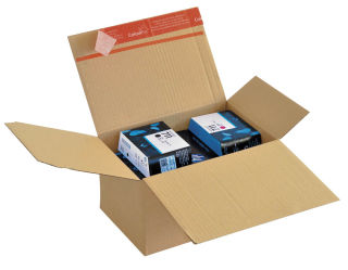 10 ColomPac® Versandkartons Blitzbodenkartons 23,5 x 17,0 x 13,5 cm