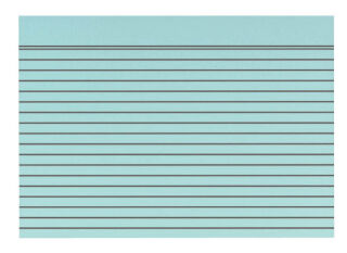 Karteikarten DIN A4 blau liniert, 100 St.