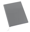 Notizbücher DIN A4 kariert, silber Hardcover 192...