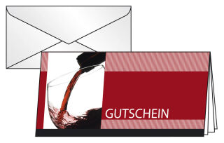 SIGEL Gutscheine Vino Rosso DC404 DIN lang, 10 St.
