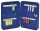 WEDO Schlüsselkasten blau mit 24 Haken, Sicherheitsschloss, 18,0 x 6,0 x 25,0 cm, 1 St.
