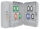 WEDO Schlüsselkasten lichtgrau mit 36 Haken, Sicherheitsschloss, 18,0 x 6,0 x 25,0 cm, 1 St.