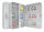 WEDO Schlüsselkasten lichtgrau mit 110 Haken, Sicherheitsschloss, 28,0 x 8,0 x 37,0 cm, 1 St.