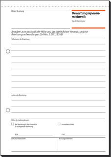 SIGEL Bewirtungskostenbeleg Formularbuch GB515, 1 St.