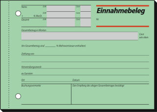 SIGEL Einnahmebeleg Formularbuch EB615, 1 St.