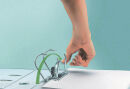 LEITZ 1010 Ordner grau Kunststoff 8,0 cm DIN A4, 1 St.