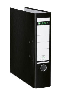 LEITZ 1010 Ordner schwarz Kunststoff 8,0 cm DIN A4, 1 St.