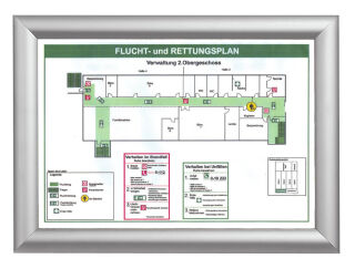 Showdown® Displays  Klapprahmen silber 45,1 x 62,5 cm, 1 St.
