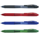 Pentel ENERGEL BL107 Gelschreiber-Set schwarz, blau, rot,...