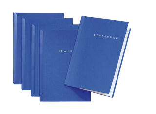 PAGNA Bewerbungsmappen Start DIN A4 blau, 5 St.