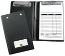 SIGEL Klemmbrettmappe KC626 DIN A6 schwarz Kunststoff, 1 St.