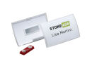 DURABLE Click Fold Namensschilder mit Magnet 9,0 x 5,4...