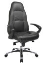 Topstar Chefsessel RS1, RS90F AD0 Leder schwarz, Gestell alu