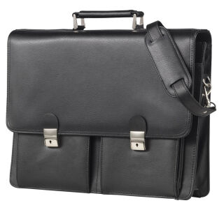 Alassio Aktentasche VENETO Lederimitat schwarz 47118