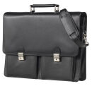 Alassio Aktentasche VENETO Lederimitat schwarz 47118