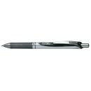Pentel EnerGel BL77 Gelschreiber schwarz/silber 0,35 mm,...