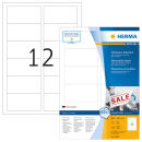 HERMA Etiketten 10304 weiß 88,9 x 46,6 mm, 100 Blatt
