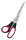 WEDO Linkshänder-Papierschere schwarz-rot 21,0 cm