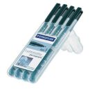 STAEDTLER Lumocolor Folienstifte schwarz 0,6 mm...