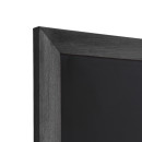 Kreidetafel Holz, flacher Rahmen, schwarz, 30x40 cm