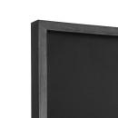 Kreidetafel Holz, tiefer Rahmen, schwarz, 40x50 cm