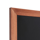 Kreidetafel Holz, flacher Rahmen, teak, 30x40 cm