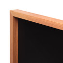Kreidetafel Holz, tiefer Rahmen, teak, 56x150 cm