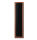 Kreidetafel Holz, flacher Rahmen, teak, 35x150 cm