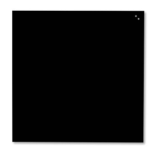 Magnetische Schreibtafel, Glastafel, 100 x 100 cm, schwarz