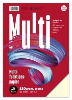 Multifunktionspapier 7X PLUS - A4, 120 g/qm, creme, 35 Blatt, 1 St.